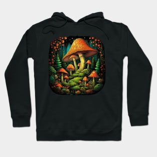 Mushroom Design Hoodie